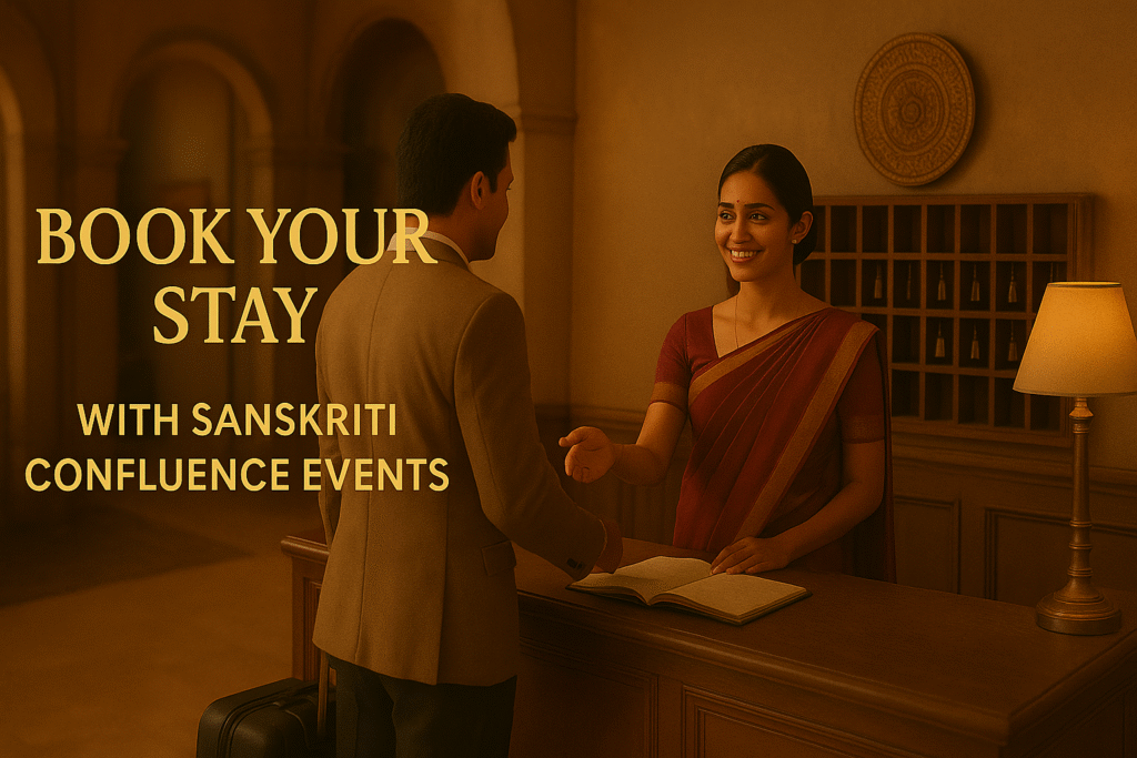 Sanskriti Confluence Events own hotels and strategic tie‑ups across India